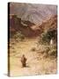 Moses and the Burning Bush-William Brassey Hole-Stretched Canvas