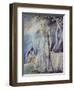 Moses and the Burning Bush-William Blake-Framed Giclee Print