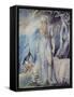 Moses and the Burning Bush-William Blake-Framed Stretched Canvas