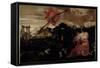 Moses and the Burning Bush-Paolo Veronese-Framed Stretched Canvas