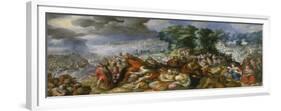 Moses and the Israelites Crossing the Red Sea-Frederick van Valckenborch-Framed Giclee Print