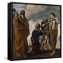 Moses and the Messengers from Canaan, 1621-24-Giovanni Lanfranco-Framed Stretched Canvas