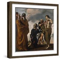 Moses and the Messengers from Canaan, 1621-24-Giovanni Lanfranco-Framed Giclee Print