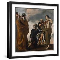 Moses and the Messengers from Canaan, 1621-24-Giovanni Lanfranco-Framed Giclee Print