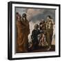 Moses and the Messengers from Canaan, 1621-24-Giovanni Lanfranco-Framed Giclee Print