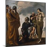 Moses and the Messengers from Canaan, 1621-24-Giovanni Lanfranco-Mounted Giclee Print