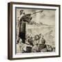 Moses and the Red Sea-Clive Uptton-Framed Giclee Print