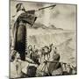 Moses and the Red Sea-Clive Uptton-Mounted Giclee Print