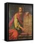 Moses and the Tablets of the Law-Laurent de La Hyre-Framed Stretched Canvas