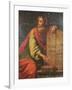 Moses and the Tablets of the Law-Laurent de La Hyre-Framed Giclee Print