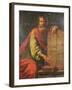 Moses and the Tablets of the Law-Laurent de La Hyre-Framed Giclee Print