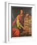 Moses and the Tablets of the Law-Laurent de La Hyre-Framed Giclee Print