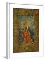 Moses at Mount Sinai, 16th Century Tapestry, Ca 1560-null-Framed Giclee Print