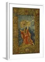 Moses at Mount Sinai, 16th Century Tapestry, Ca 1560-null-Framed Giclee Print