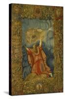 Moses at Mount Sinai, 16th Century Tapestry, Ca 1560-null-Stretched Canvas