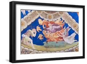 Moses before the Burning Bush, Ceiling of the Stanza Di Eliodoro, Room of Heliodorus-Raphael (1483-1520)-Framed Giclee Print