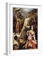 Moses Breaking Tablets of Law-null-Framed Giclee Print