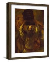 Moses Breaking the Tablets of the Law, 1659-Rembrandt van Rijn-Framed Giclee Print