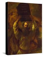Moses Breaking the Tablets of the Law, 1659-Rembrandt van Rijn-Stretched Canvas