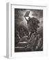 Moses Breaking the Tablets of the Law, Exodus 32:19, Illustration from Dore's 'The Holy Bible',…-Gustave Doré-Framed Giclee Print