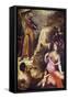 Moses Breaking the Tablets of the Law-Domenico Beccafumi-Framed Stretched Canvas