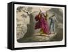 Moses Breaks the Tables of the Law on Which the Ten Commandments are Inscribed-Auguste Leloir-Framed Stretched Canvas