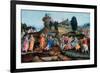Moses Brings Forth Water Out of the Rock, C1500-Filippino Lippi-Framed Giclee Print