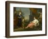 Moses Brought before Pharaoh's Daughter, 1746-William Hogarth-Framed Giclee Print