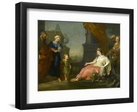 Moses Brought before Pharaoh's Daughter, 1746-William Hogarth-Framed Giclee Print