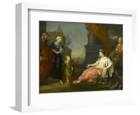 Moses Brought before Pharaoh's Daughter, 1746-William Hogarth-Framed Giclee Print