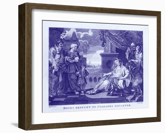 Moses Brought to Pharaoh's Daughter by William Hogarth-William Hogarth-Framed Giclee Print