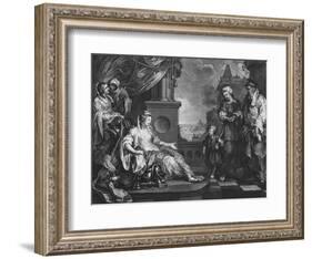 Moses Brought to Pharoah's Daughter, C.1752-William Hogarth-Framed Giclee Print