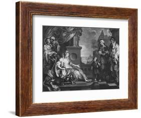 Moses Brought to Pharoah's Daughter, C.1752-William Hogarth-Framed Giclee Print