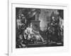 Moses Brought to Pharoah's Daughter, C.1752-William Hogarth-Framed Giclee Print