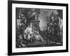 Moses Brought to Pharoah's Daughter, C.1752-William Hogarth-Framed Giclee Print