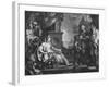 Moses Brought to Pharoah's Daughter, C.1752-William Hogarth-Framed Giclee Print