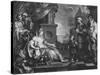 Moses Brought to Pharoah's Daughter, C.1752-William Hogarth-Stretched Canvas