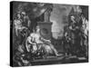 Moses Brought to Pharoah's Daughter, C.1752-William Hogarth-Stretched Canvas