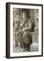 Moses, by Michelangelo-null-Framed Photographic Print