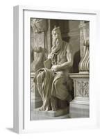 Moses, by Michelangelo-null-Framed Photographic Print