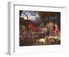 Moses Defending the Daughters of Jethro-Sebastien Bourdon-Framed Giclee Print