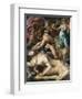 Moses Defends the Daughters of Jethro-Rosso Fiorentino-Framed Giclee Print