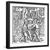 Moses Delivering the Israelites from Egypt, 1557-null-Framed Giclee Print