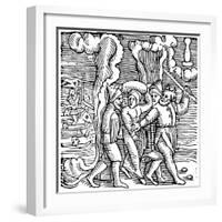 Moses Delivering the Israelites from Egypt, 1557-null-Framed Giclee Print