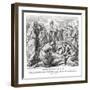 Moses delivers the commandments, Exodus-Julius Schnorr von Carolsfeld-Framed Giclee Print