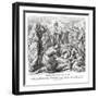 Moses delivers the commandments, Exodus-Julius Schnorr von Carolsfeld-Framed Giclee Print