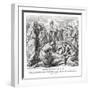 Moses delivers the commandments, Exodus-Julius Schnorr von Carolsfeld-Framed Giclee Print