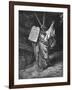 Moses Descending from Mount Sinai with the Tablets of the Law (Ten Commandment), 1866-Gustave Doré-Framed Giclee Print