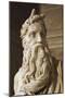 Moses, Detail from the Tomb of Julius II, Circa 1515-Michelangelo Buonarroti-Mounted Giclee Print