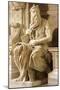 Moses, Detail from Tomb of Julius II-Michelangelo Buonarroti-Mounted Giclee Print